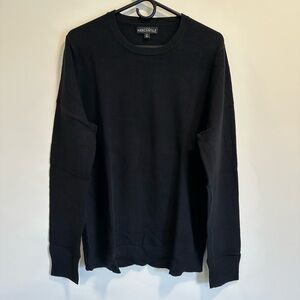 Mercantile Black Crew Neck Sweater